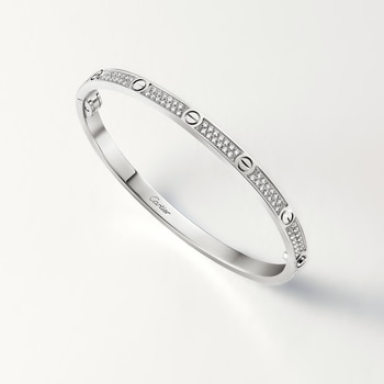 #LOVE# bracelet, small model, paved #LOVE# bracelet, small model, paved