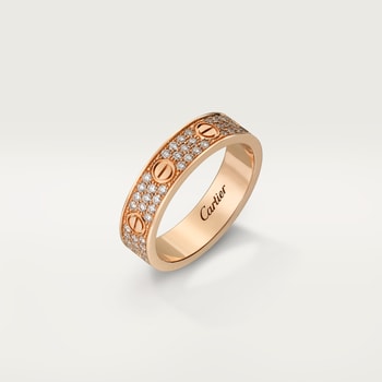 #LOVE# ring, small model, paved #LOVE# ring, small model, paved