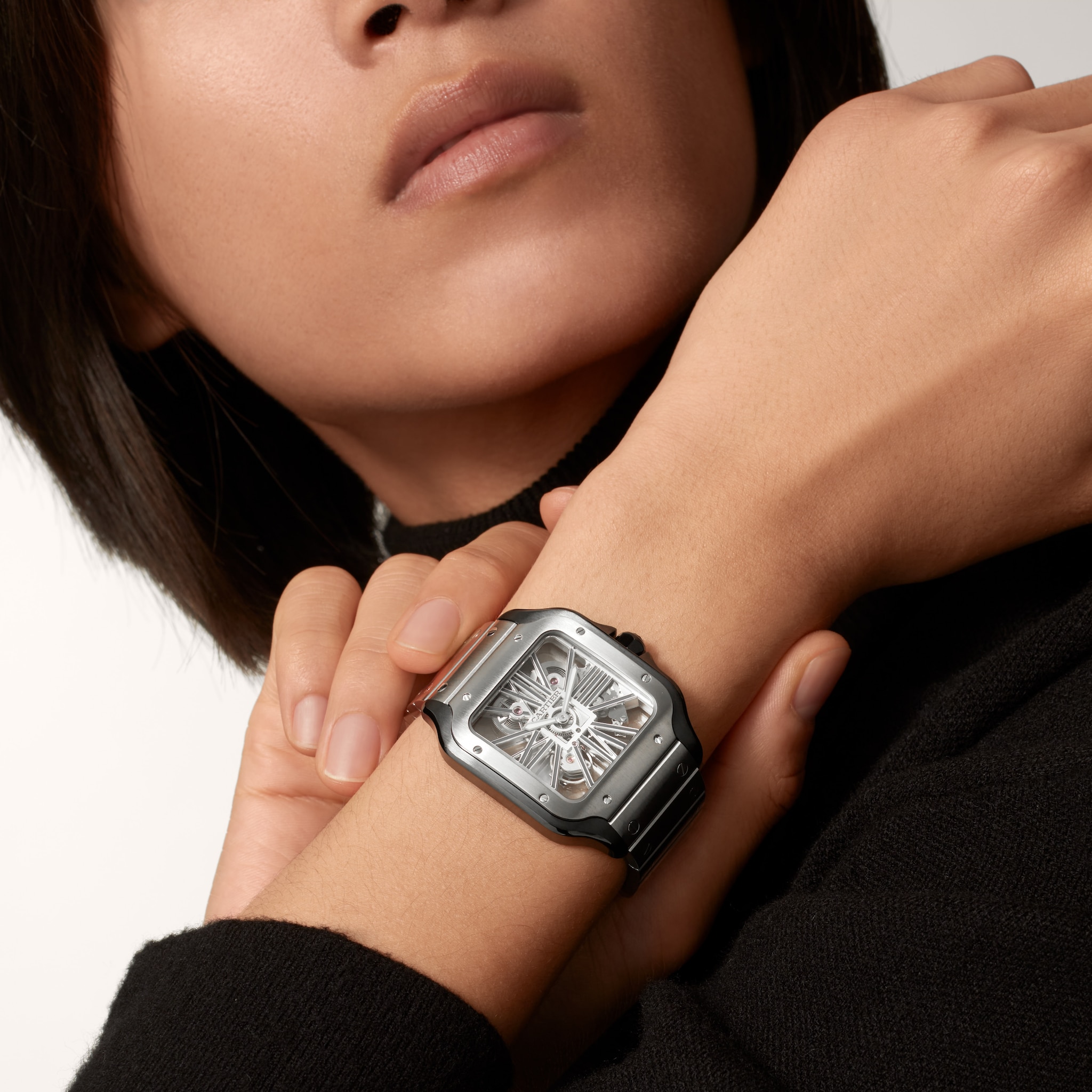 Santos de Cartier iskelet saat