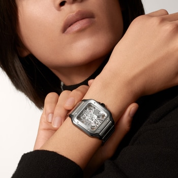 Santos de Cartier skeleton watch Santos de Cartier skeleton watch
