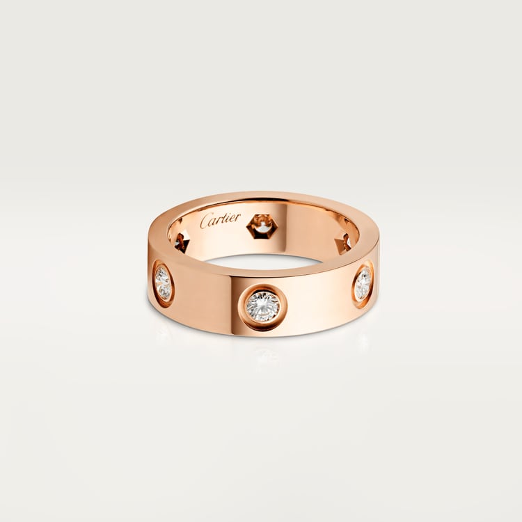 CRB4097500 LOVE ring Pink gold diamonds Cartier