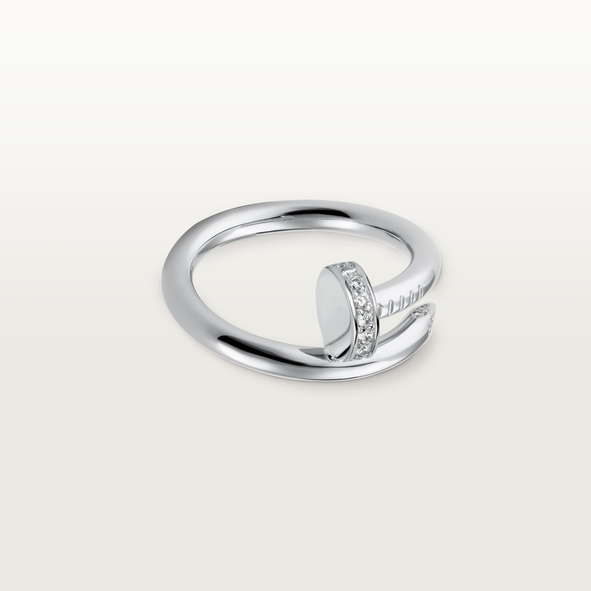 Cartier（カルティエ） Juste un Clou リング CRB4099200 - Juste un Clou ring - White gold - Cartier