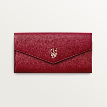 International wallet with flap, Panthère Graphique de Cartier International wallet with flap, Panthère Graphique de Cartier