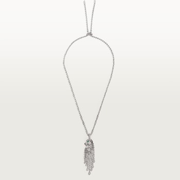 Panthère de Cartier美洲豹長項鍊,大型款,鋪鑲鑽石
