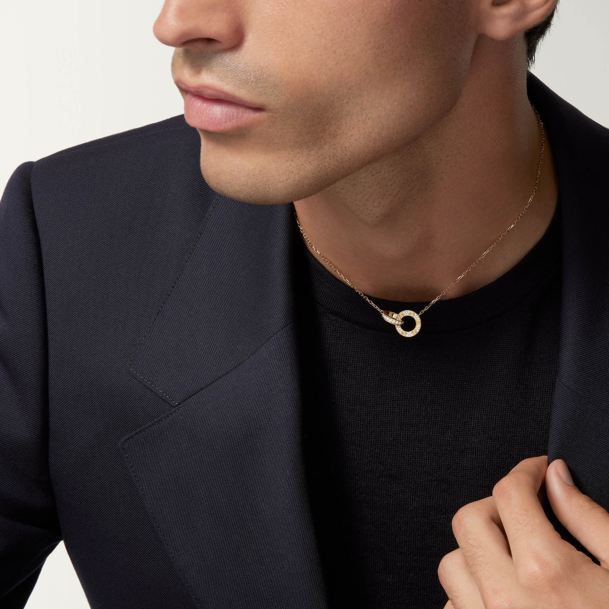 #LOVE# pendant, paved