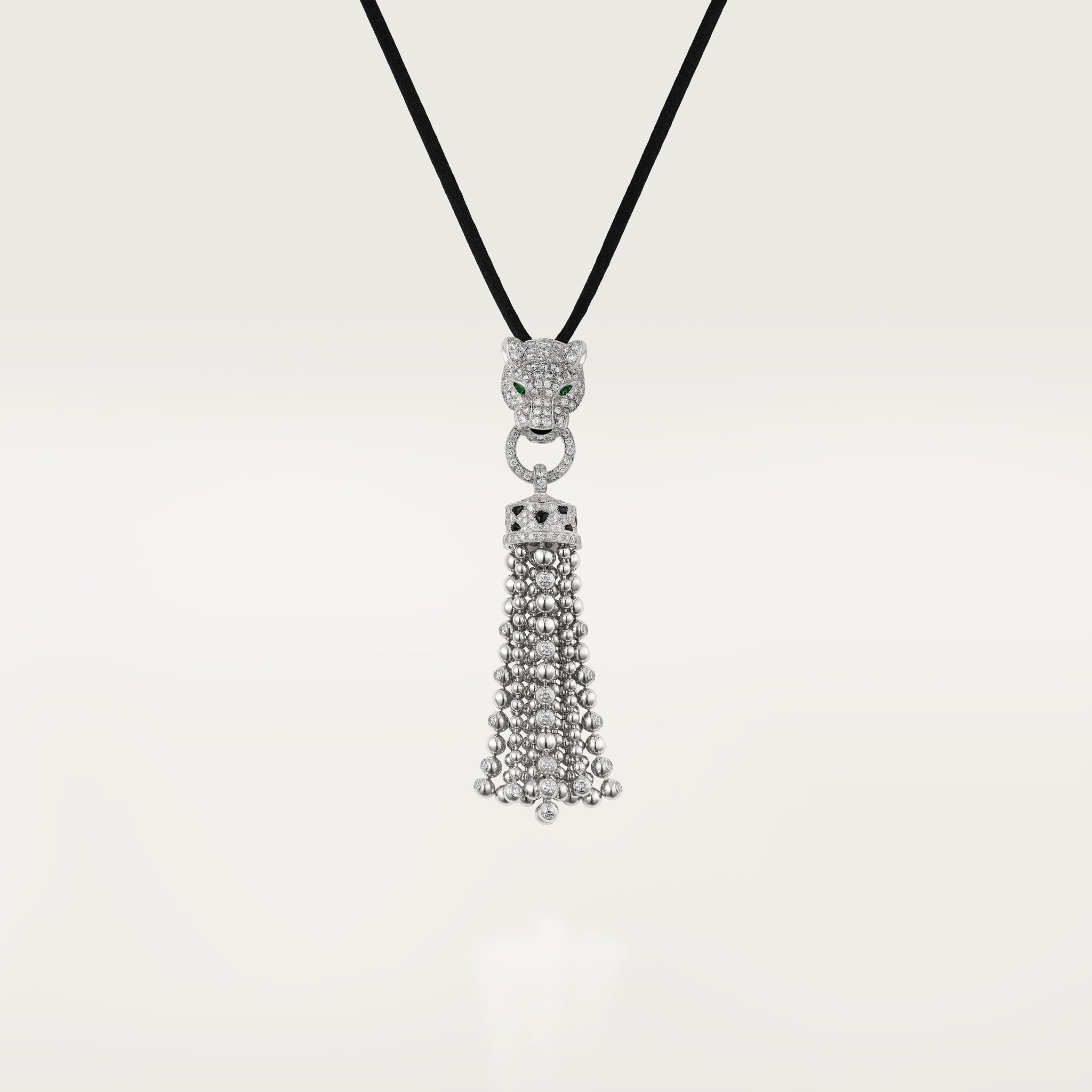 Panth&egrave;re de Cartier necklace, half-paved