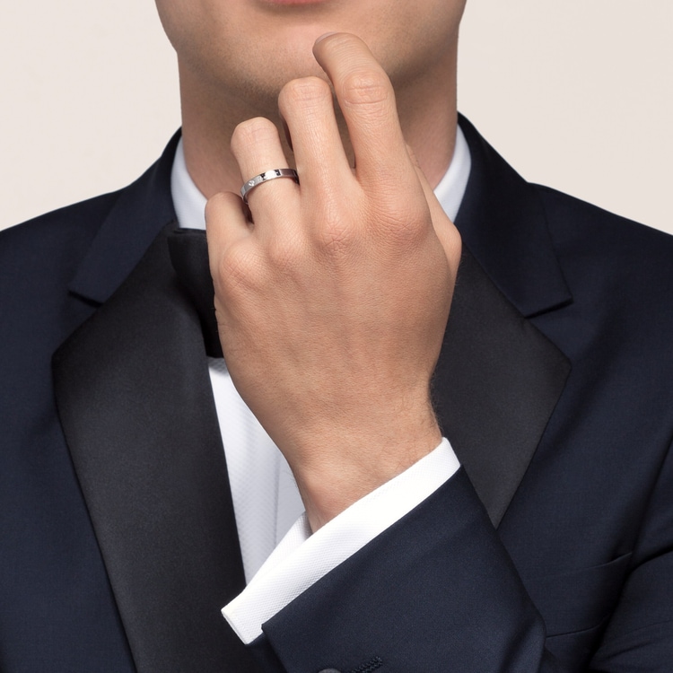 C de Cartier wedding band