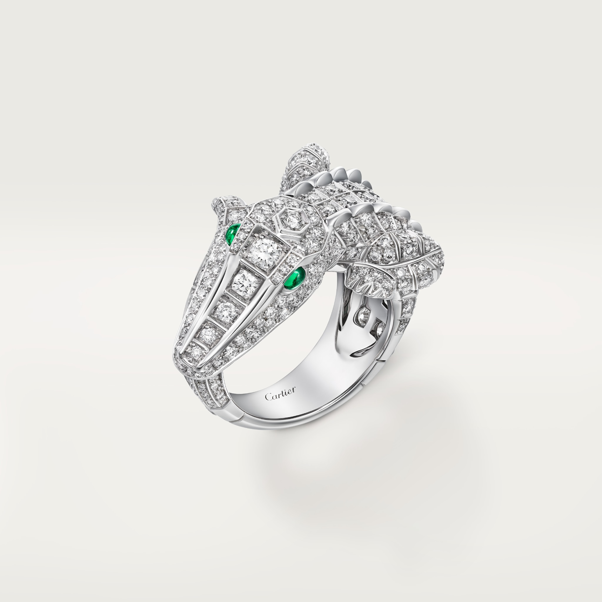 Faune et Flore de Cartier ring, paved
