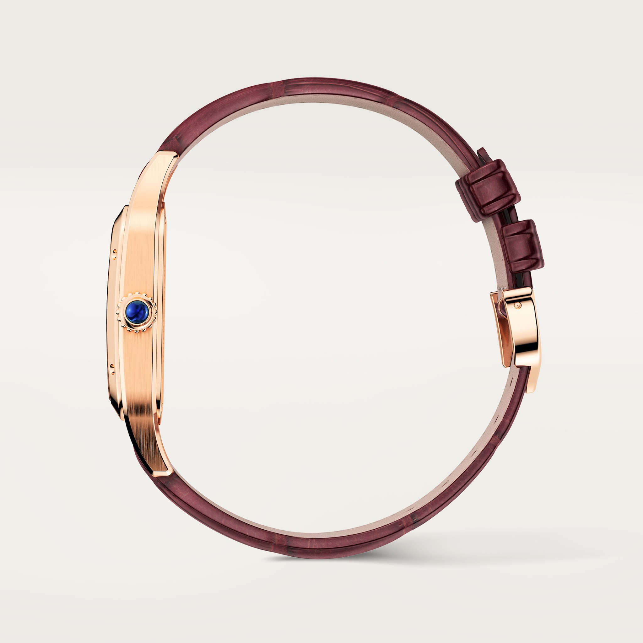 Mikro rotorlu Santos-Dumont iskelet saat