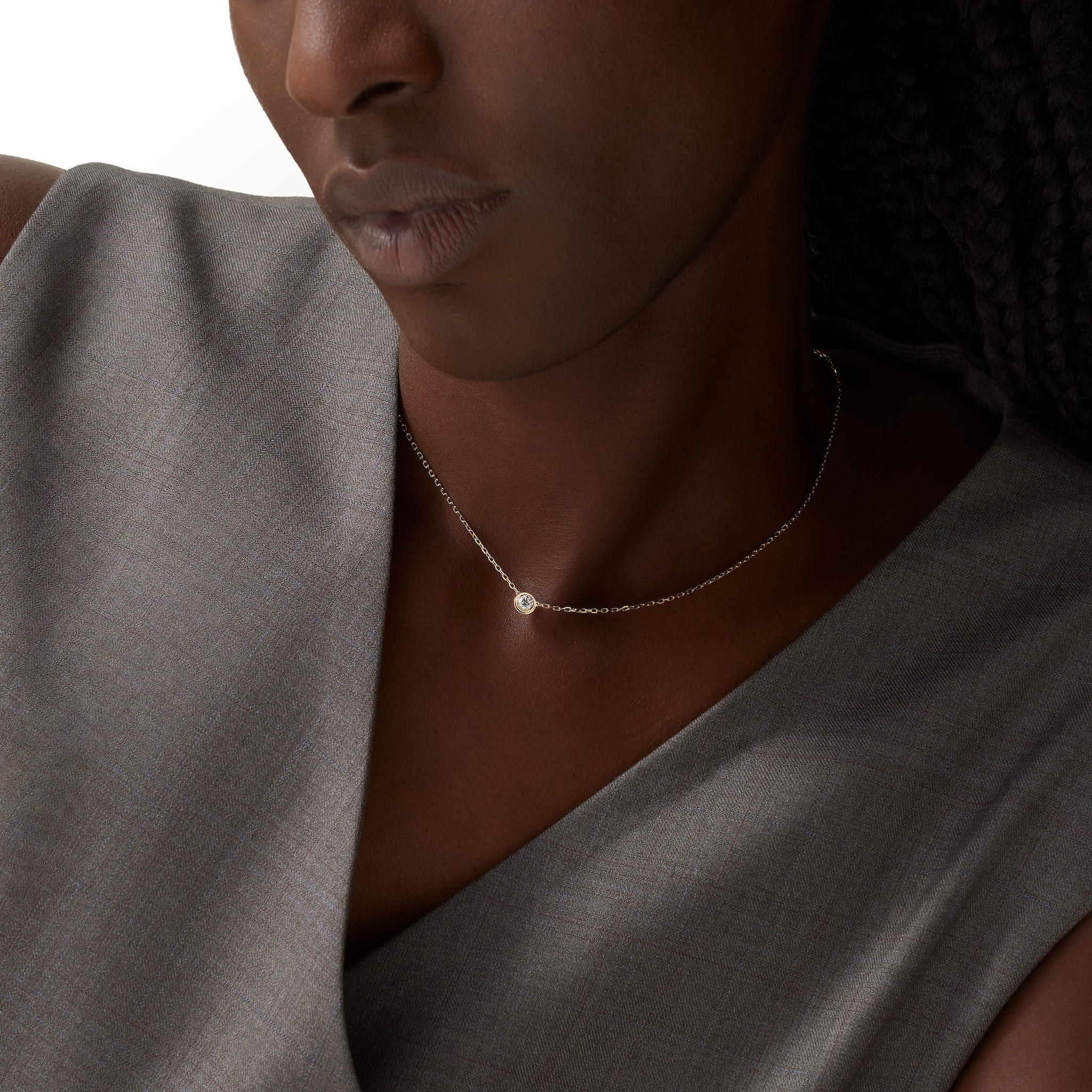 Cartier d'Amour pendant, brilliant-cut diamond, large model