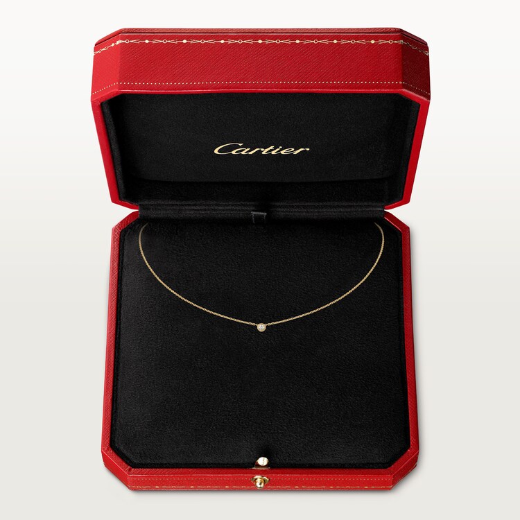 CRB7224517 Diamants Legers necklace XS Yellow gold diamond Cartier
