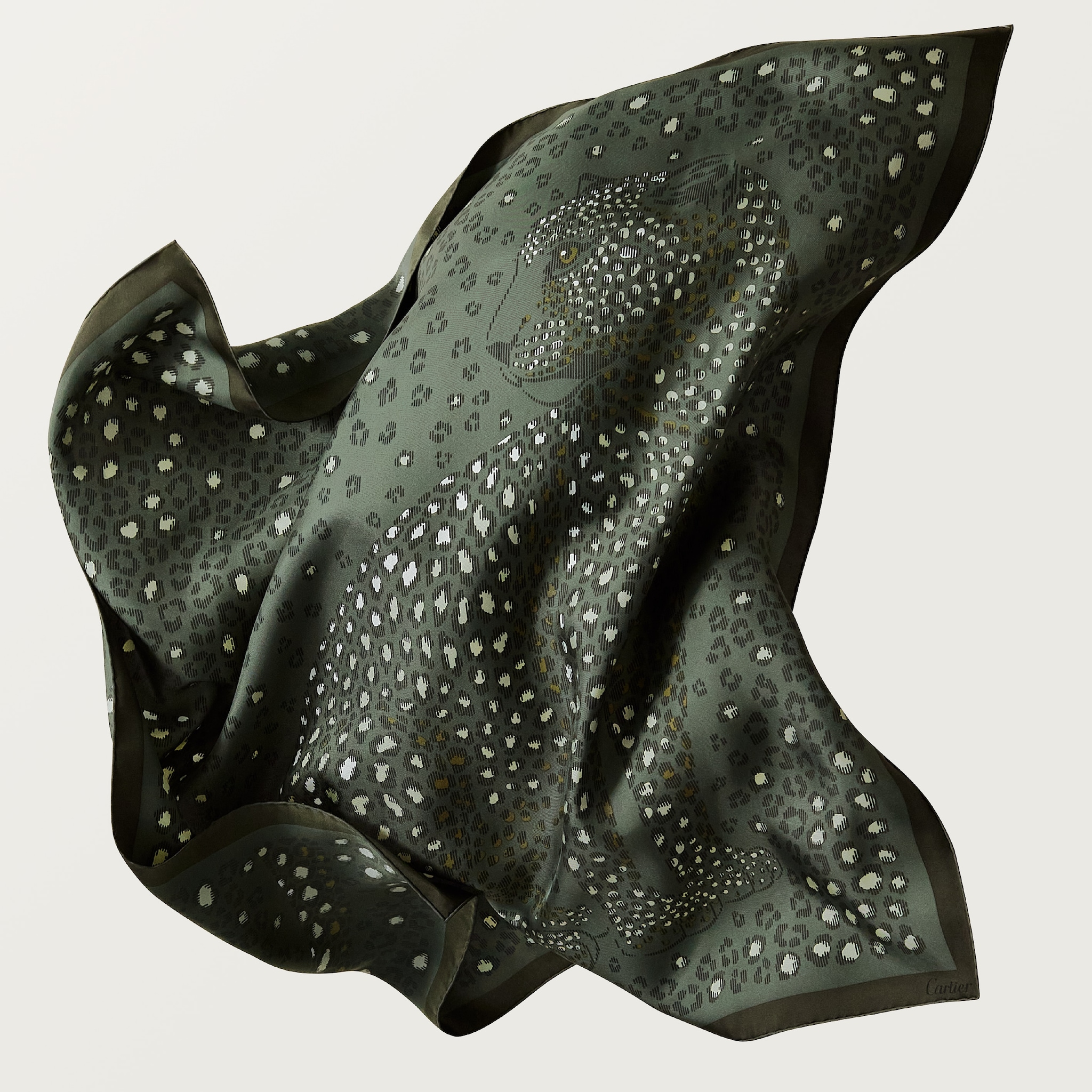 90 scarf, Panthere dots, image 5