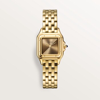 Cartier gold watch womens best sale