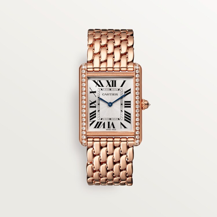 Cartier watch silver and gold best sale