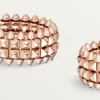 Clash de Cartier hoop earrings, double row Clash de Cartier hoop earrings, double row