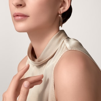 Juste un Clou hoop earrings, large model, diamonds Juste un Clou hoop earrings, large model, diamonds