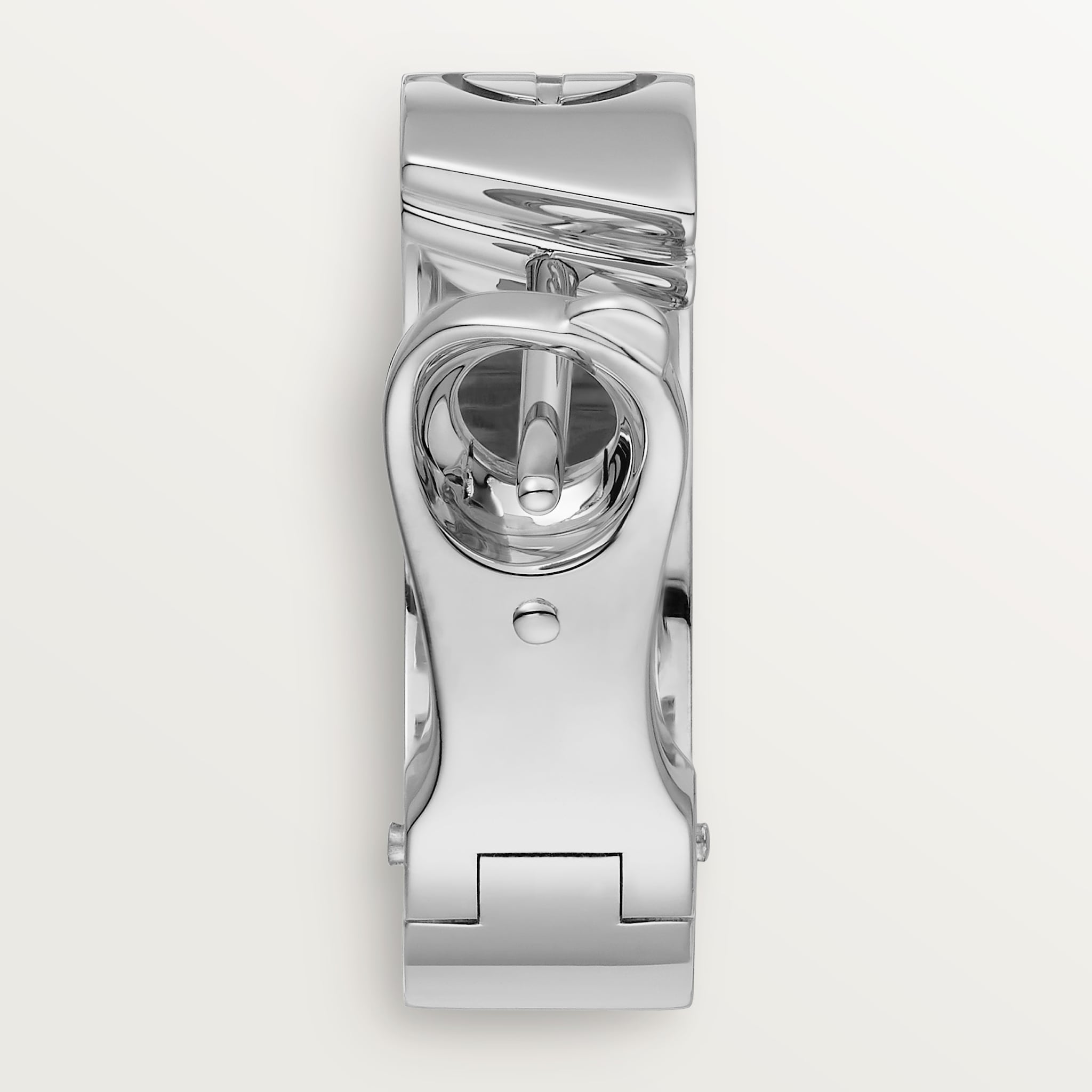 #LOVE# hoop earrings, classic model, 2 diamonds, image 8