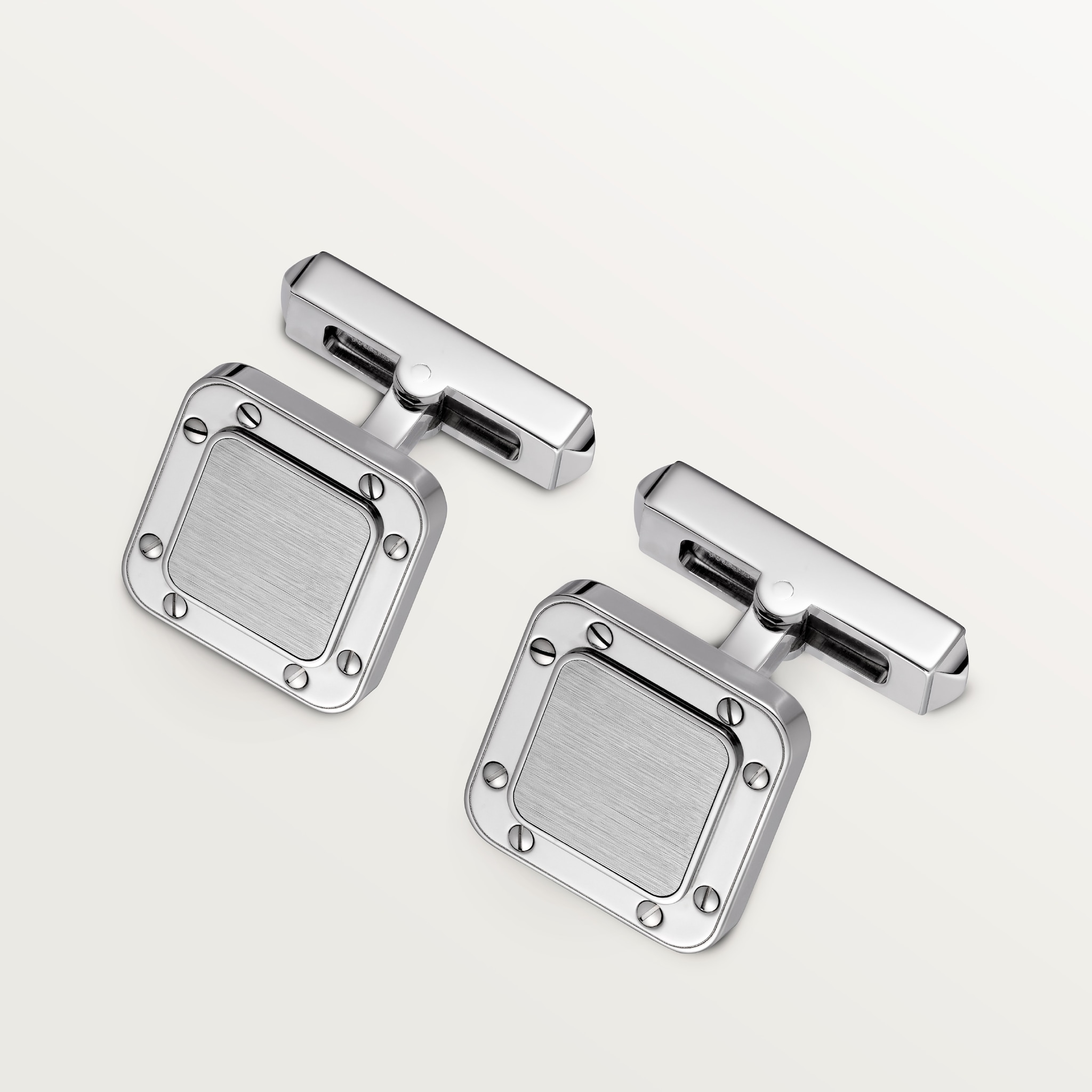 CROG000163 - Santos de Cartier cufflinks - Sterling silver