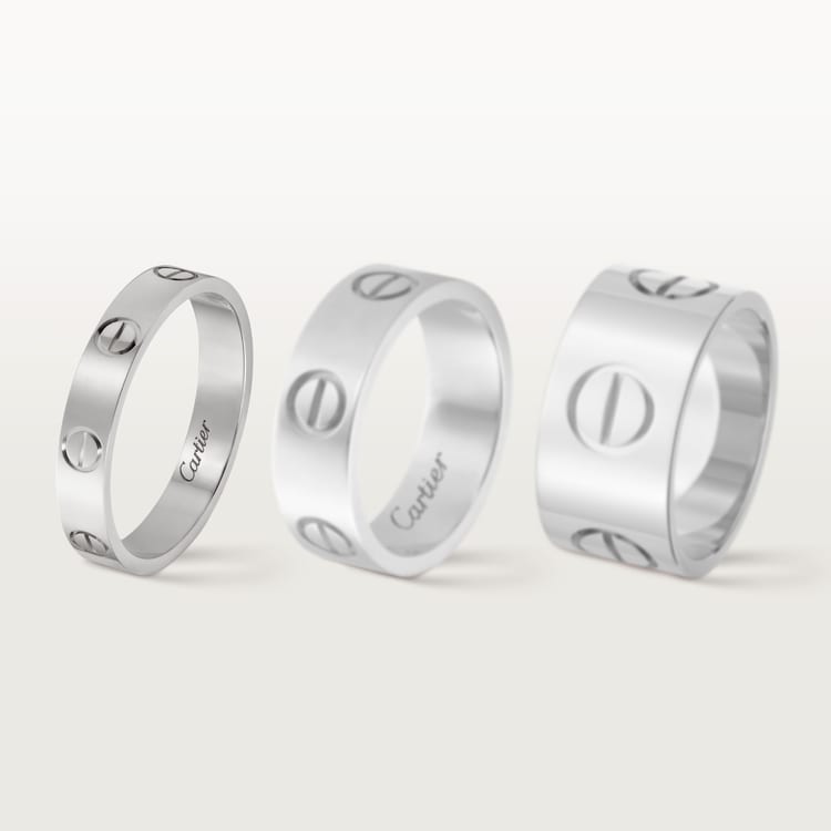 CRB4085100 LOVE wedding band White gold Cartier