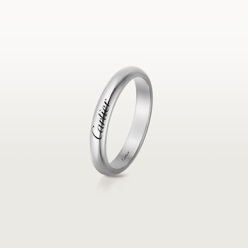 C de Cartier wedding band, 3 mm width C de Cartier wedding band, 3 mm width