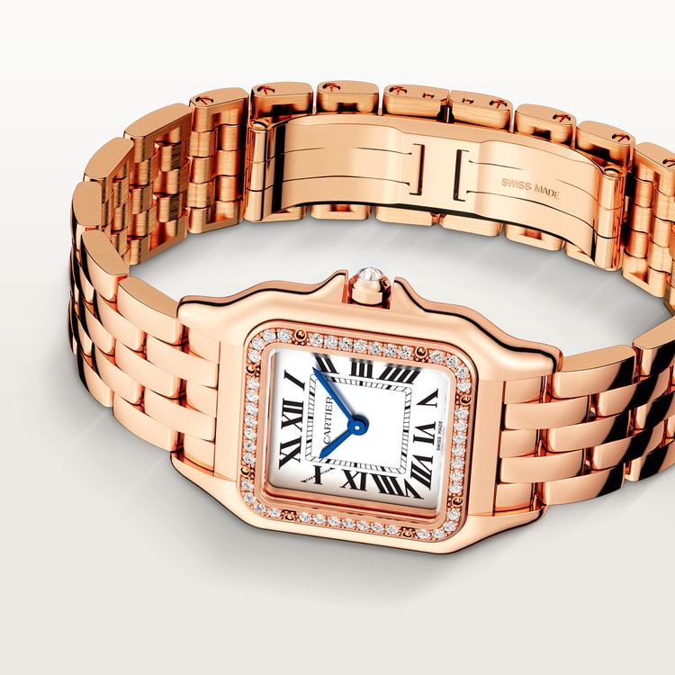 Cartier panthere watch gold hot sale