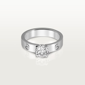 #LOVE# solitaire, brilliant-cut diamond #LOVE# solitaire, brilliant-cut diamond