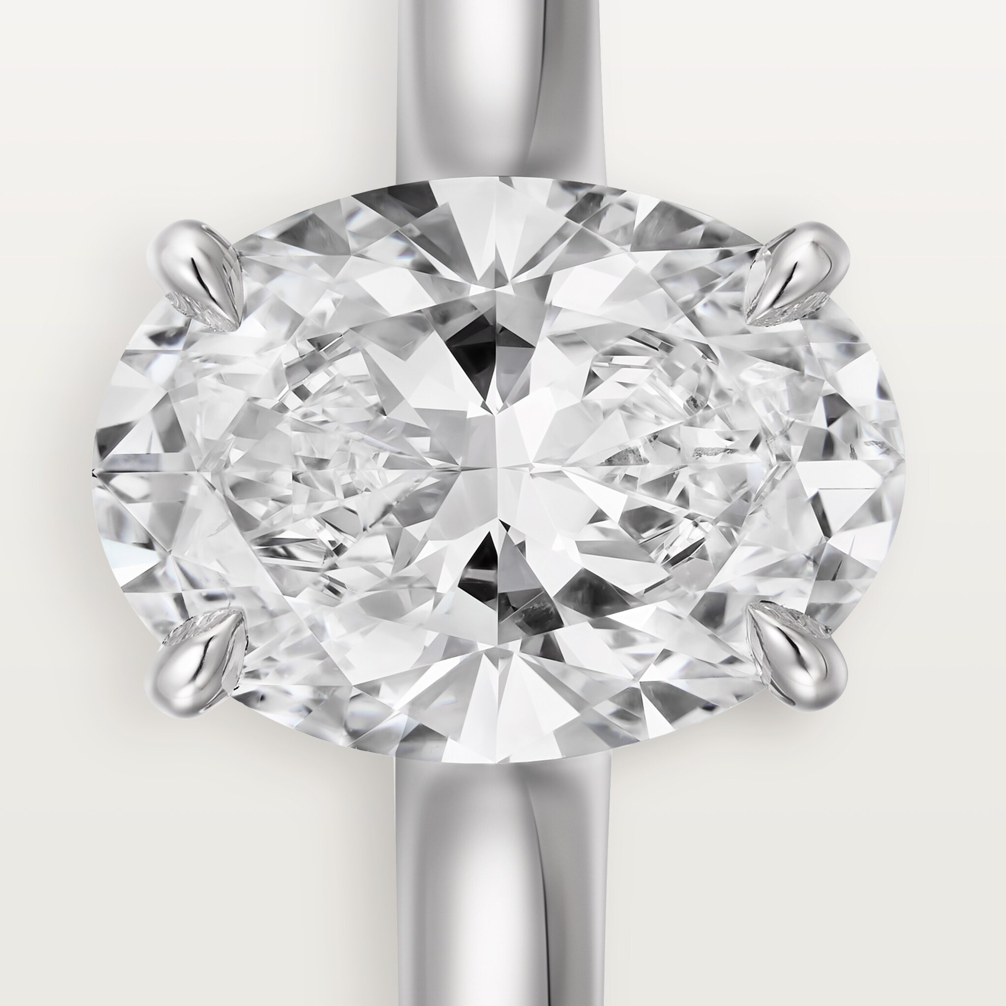 1895 solitaire, oval-cut diamond, image 6
