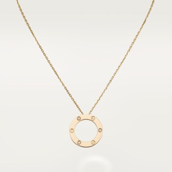 Cartier necklace 3 rings sale