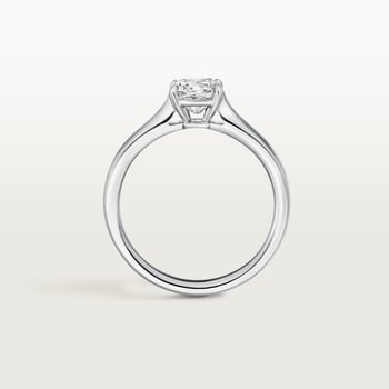 1895 solitaire, cushion-cut diamond 1895 solitaire, cushion-cut diamond