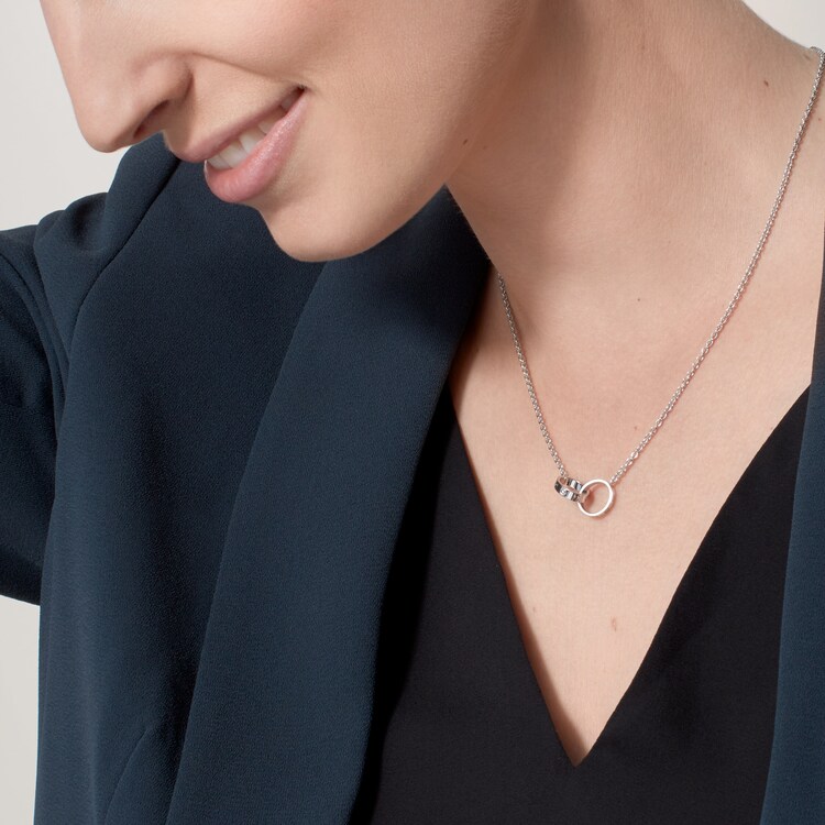 Cartier love necklace on neck hotsell