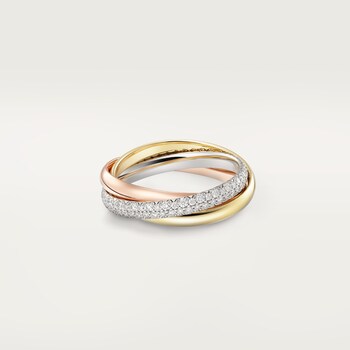 Cartier tri sales color wedding band