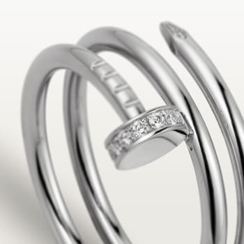 Juste un Clou ring, double, diamonds Juste un Clou ring, double, diamonds