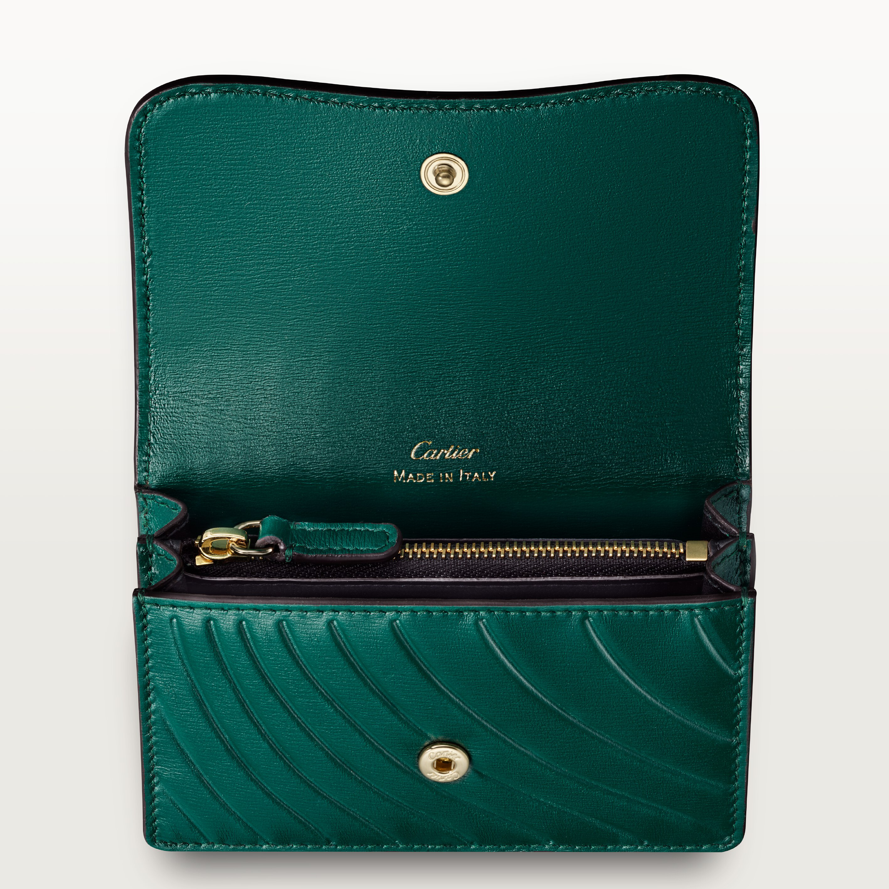 Business card holder with zip, Panthère de Cartier