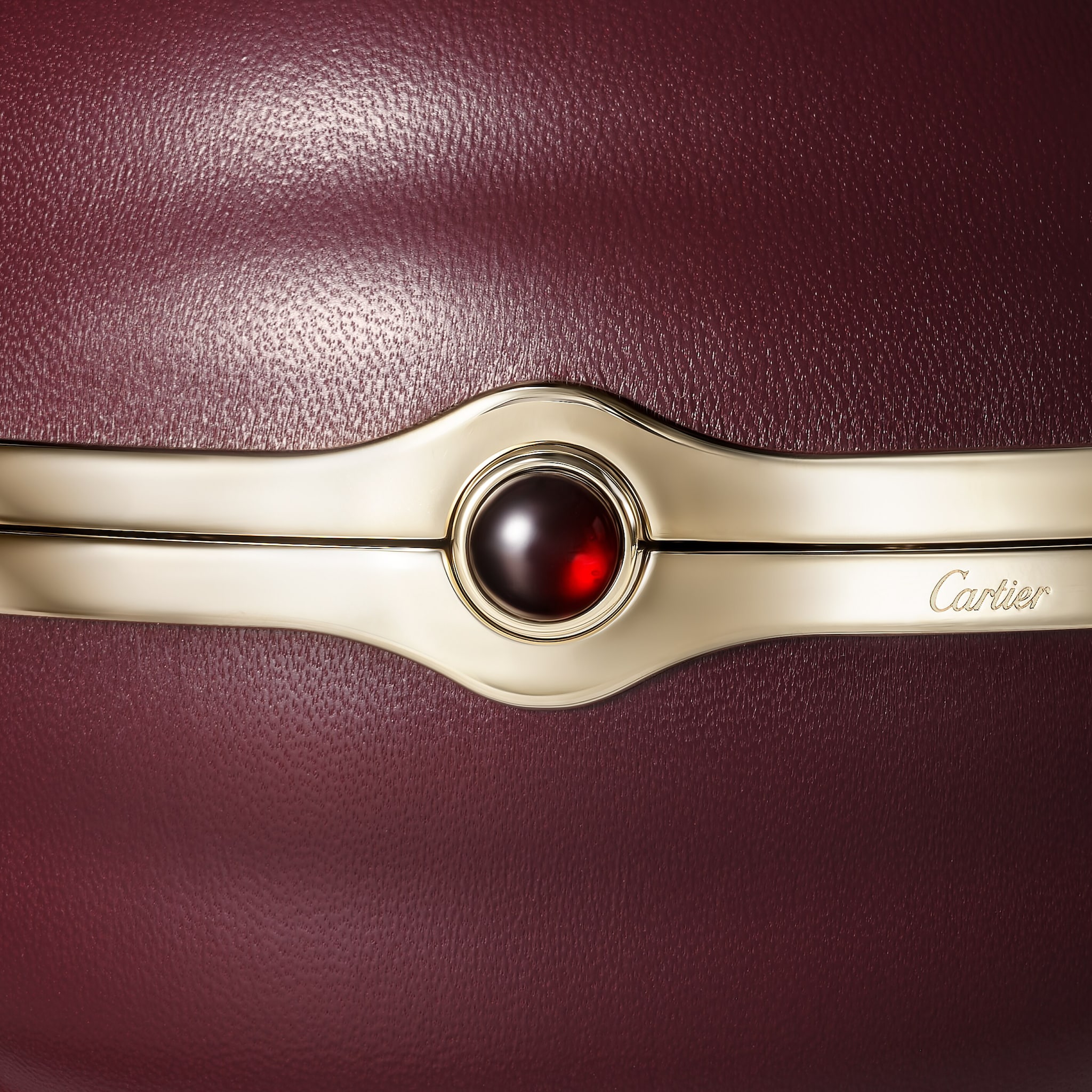 Round bag with gadroon motif, Cartier Soir, image 5