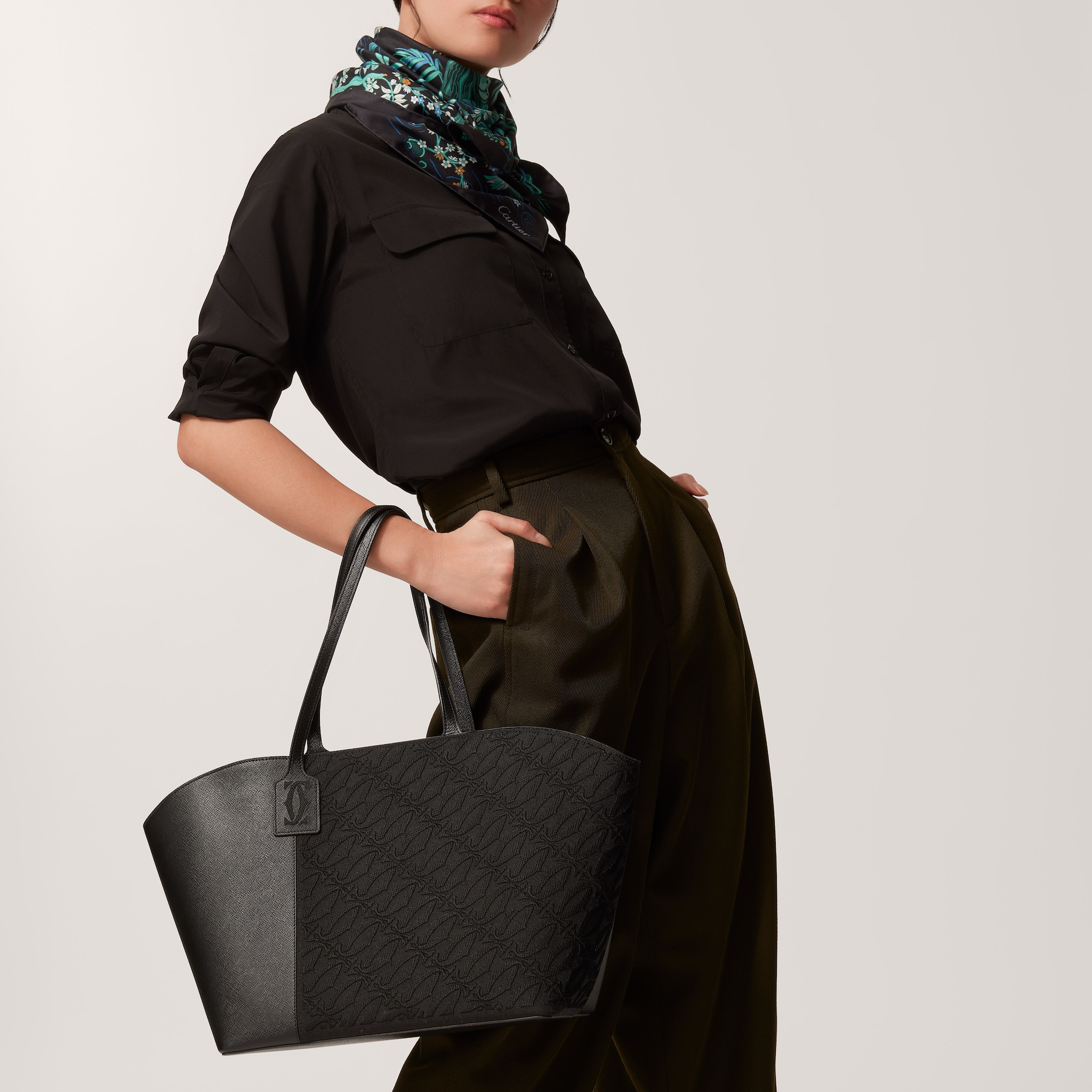 Tote bag, C de Cartier