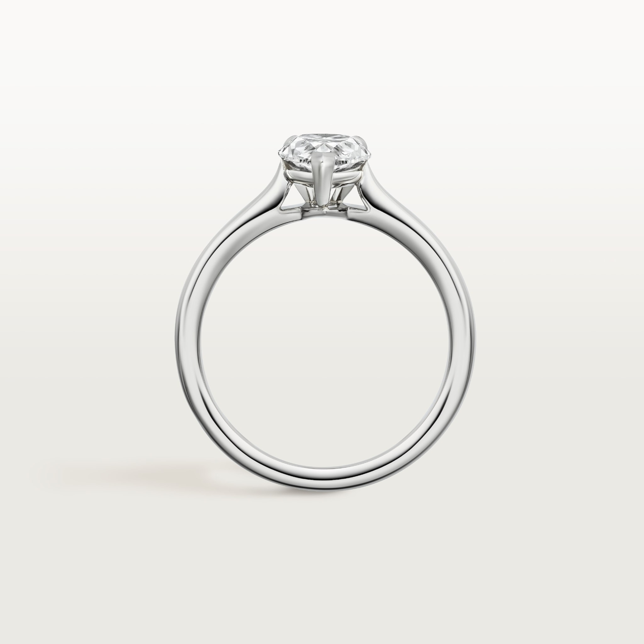 1895 solitaire, pear-shaped diamond