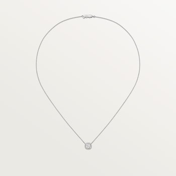 Cartier Destinée pendant, cushion-cut diamond, paved  Cartier Destinée pendant, cushion-cut diamond, paved