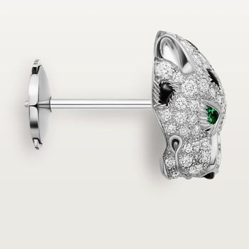 Panthère de Cartier stud earrings, paved Panthère de Cartier stud earrings, paved
