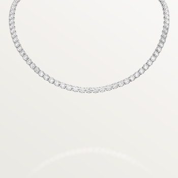 Cartier floating diamond necklace deals