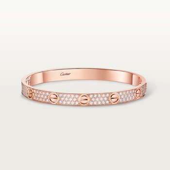 #LOVE# bracelet, classic model, paved #LOVE# bracelet, classic model, paved