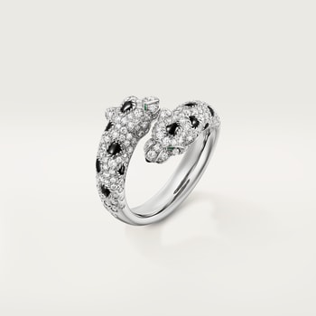 Panthère de Cartier ring, semi-paved Panthère de Cartier ring, semi-paved