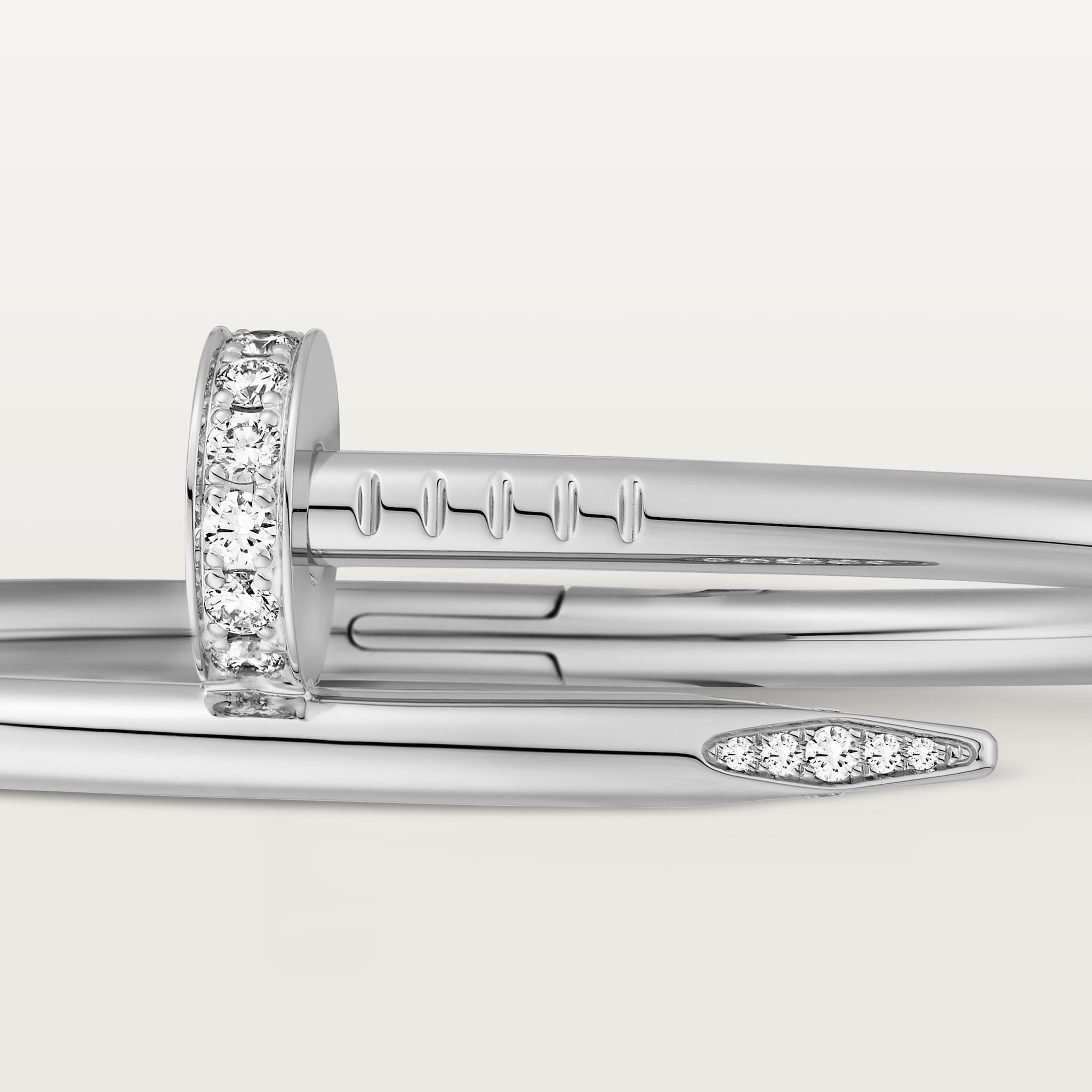 Juste un Clou bracelet, classic model, diamonds, image 9