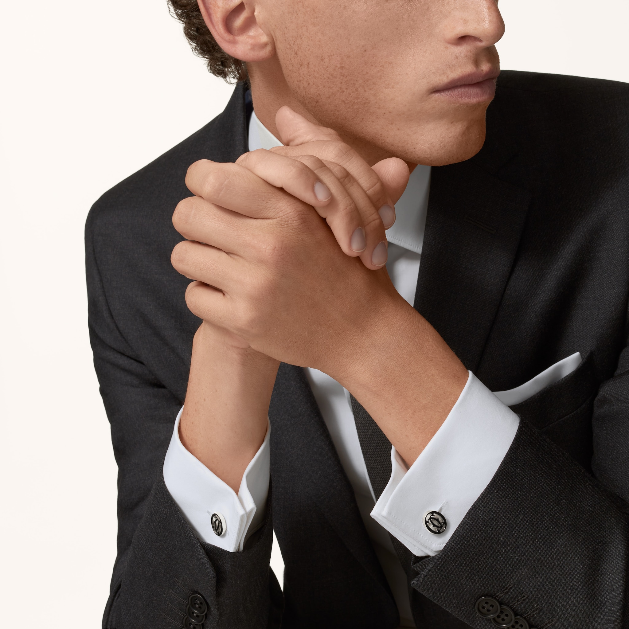 Double C de Cartier cufflinks