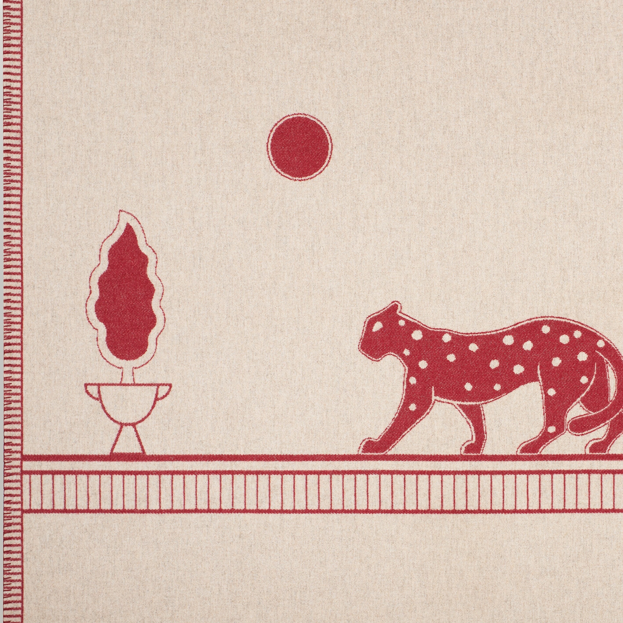 Panth&egrave;re de Cartier blanket