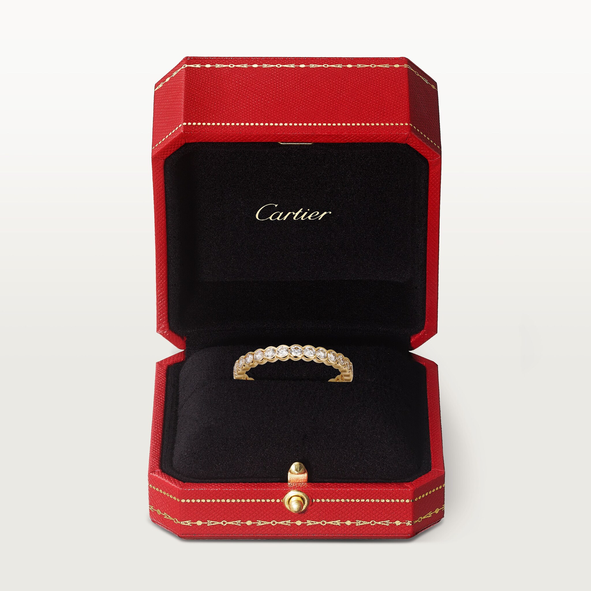 Broderie de Cartier wedding band, diamonds, image 7