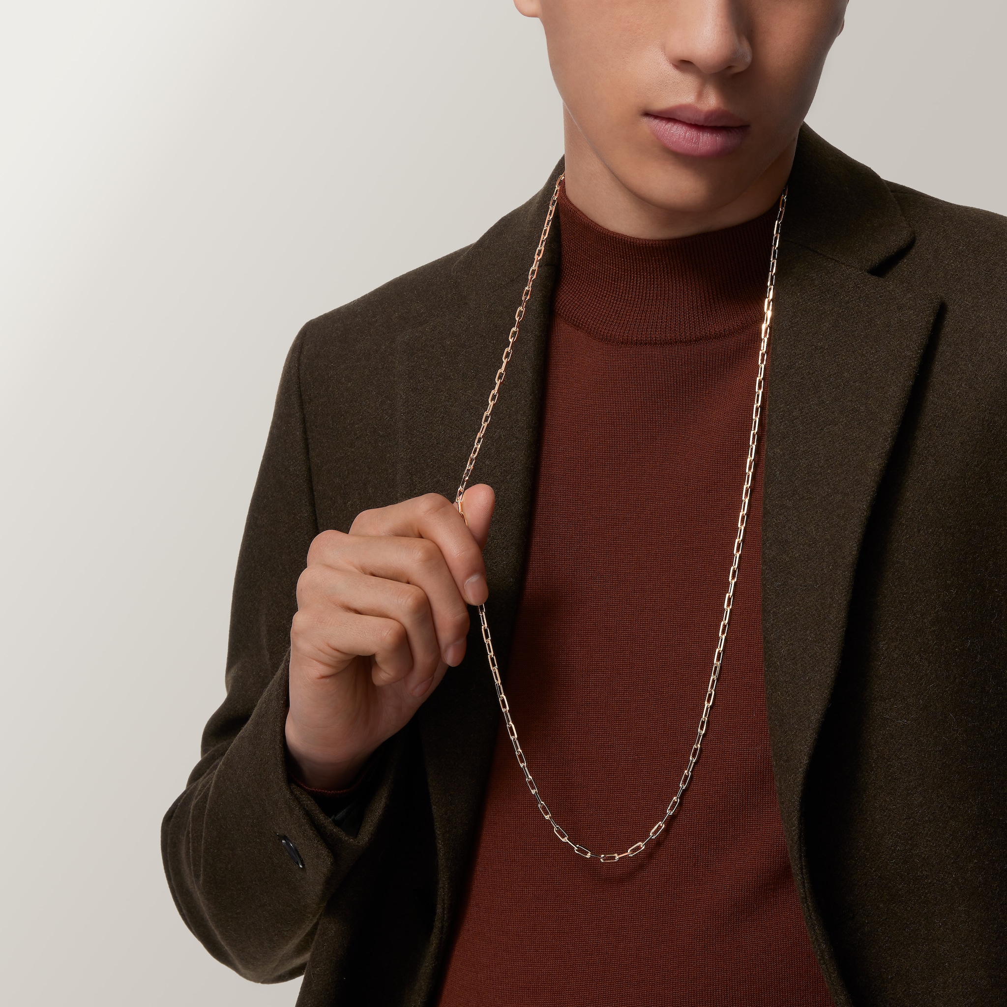 Santos de Cartier long necklace, chain, small model