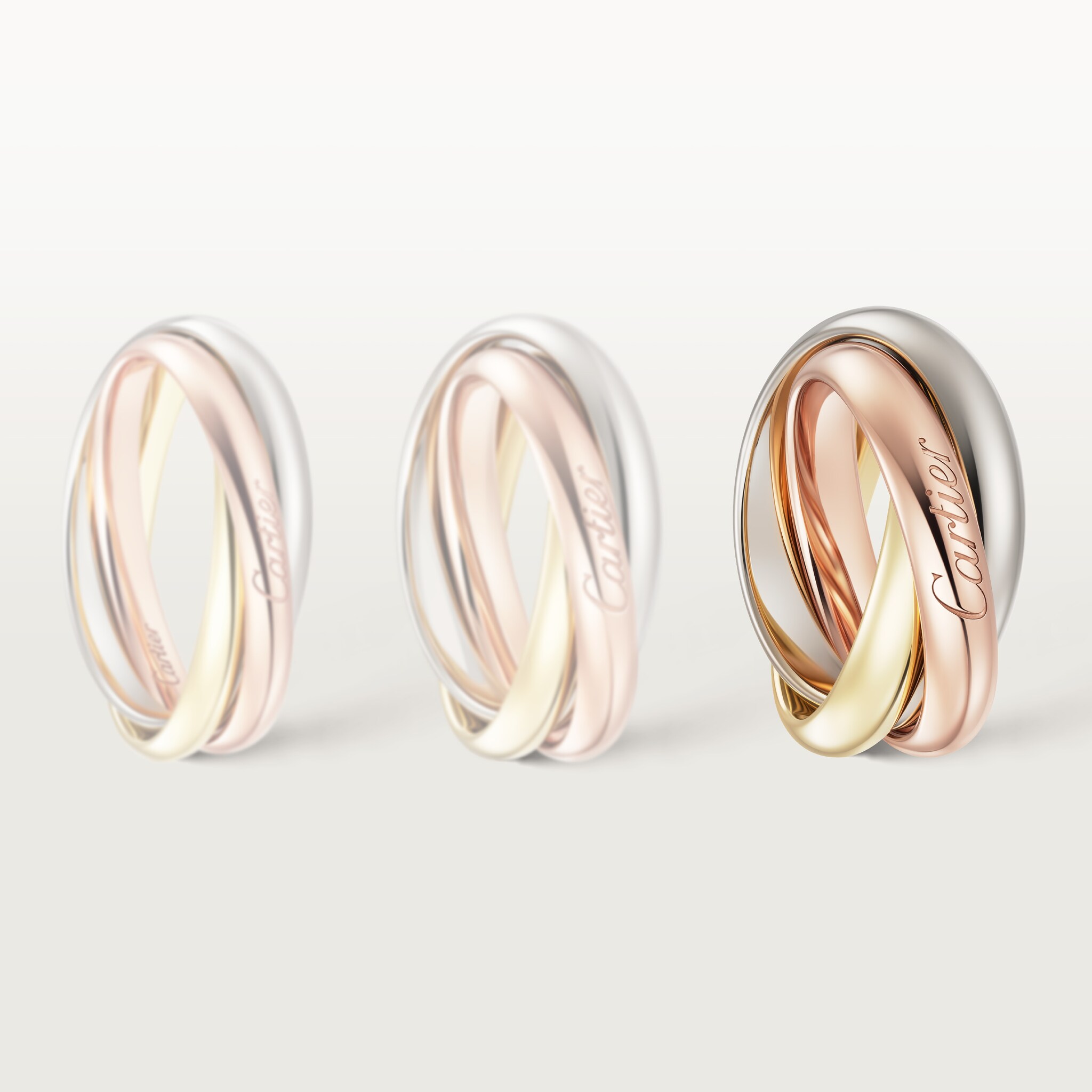 ❇限定❇Cartier Trinity Ring 3連リング Trinity ring, classic model