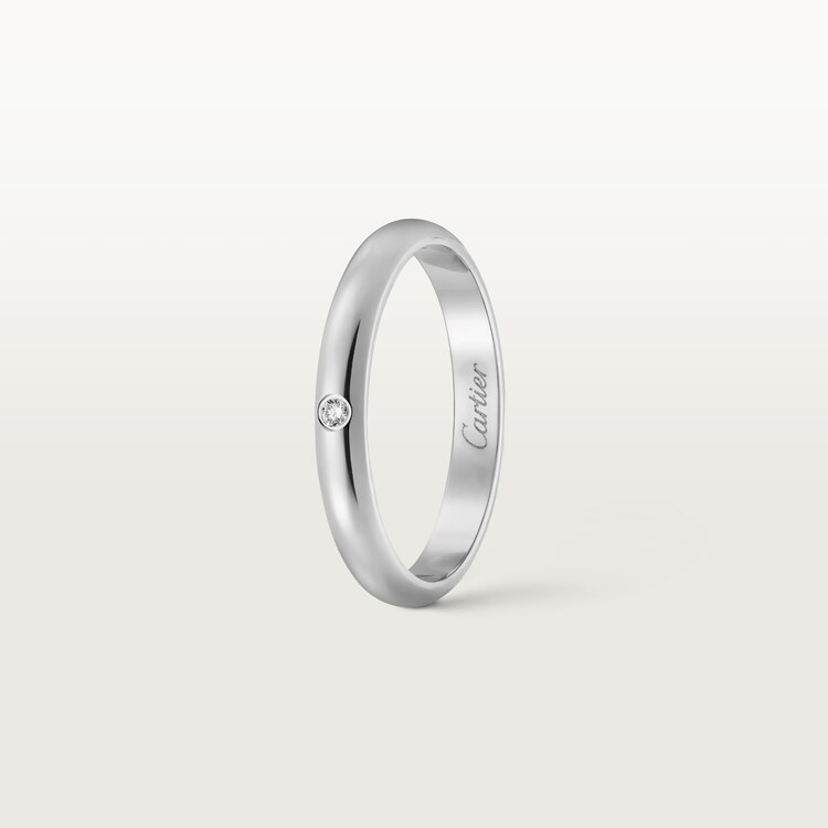 Cartier 1895 platinum wedding band deals