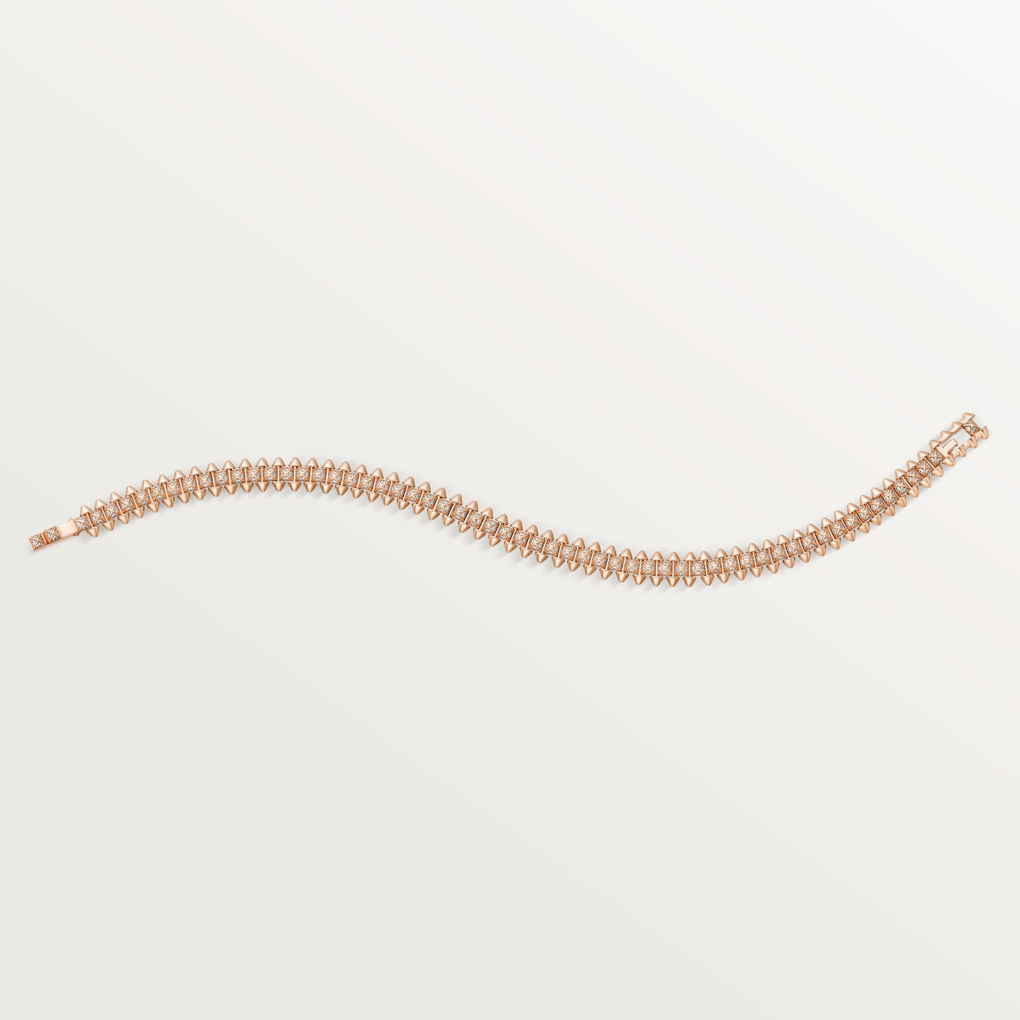 클래쉬 드 까르띠에 브레이슬릿, 플렉시블, 스몰(small) 모델, 파베 세팅 , 이미지 8