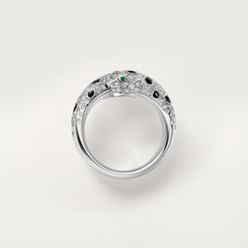 Panthère de Cartier ring, semi-paved Panthère de Cartier ring, semi-paved